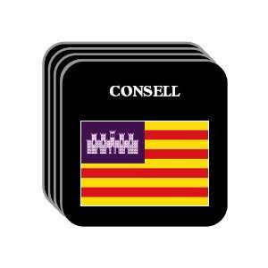  Balearic Islands   CONSELL Set of 4 Mini Mousepad 