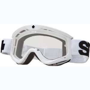 Spy Optic White Sabbath Targa 3 Off Road Motorcycle Goggles Eyewear 