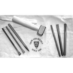  SOFT STONE HAND CARVING SET WITH SQUARE HAMMER
