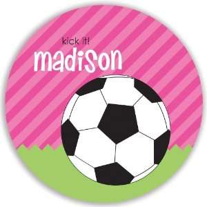  Personalized Plate Soccer Ball Girl