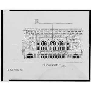   Loews Hippodrome,Baltimore,Maryland,MD,1935,AF Dumas