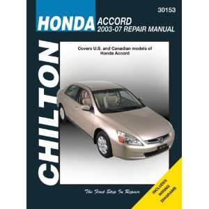  Honda Accord Chilton Repair Manual (2003 2007) Automotive