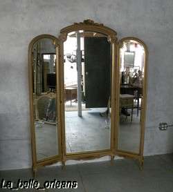   XV DRESSING/VANITY FREE STAND TRIPTYCH MIRROR.FULL SIZE   