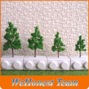 350 pcs Assorted Green Model Trees for N Z scale layout  