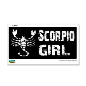  Scorpio Girl   Zodiac Horoscope Sign   Window Bumper 