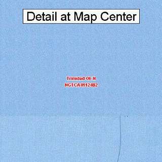 USGS Topographic Quadrangle Map   Trinidad OE N, California (Folded 