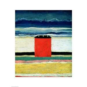   Red House, 1932   Poster by Kazimir Malevich (18x24)