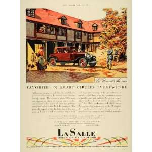  1927 Ad Antique V8 La Salle Car Cadillac Fisher Body 
