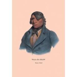   Waa Pa Shaw (Sioux Chief)   Paper Poster (18.75 x 28.5) Sports