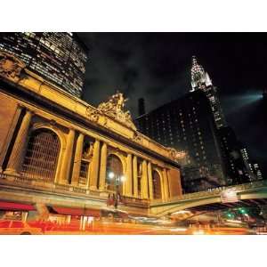    View Of Grand Central Station At Night Wall Mural
