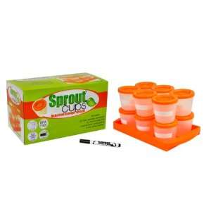  Sprout Cups Reusable 2 Oz. Baby Food Storage Containers 12 