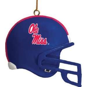  Mississippi Rebels 3 Helmet Ornament