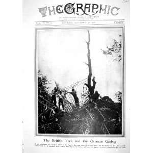  1916 War British Tree German Gasbag Map Somme King Horses 
