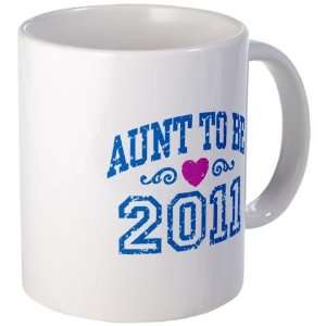 Aunt To Be 2011 New baby Mug by   Kitchen 