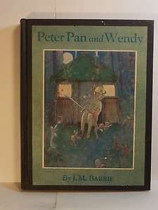 1924 PETER PAN & WENDY J.M. Barrie MABEL LUCIE ATTWELL ART  
