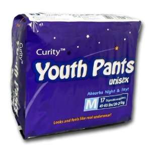 Curity Youth Pants Youth Pull On Diapers Med. (Qty 68 