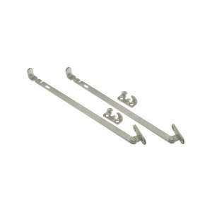    Pair of Stainless Steel Storm Window Stays.