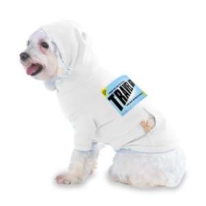   TRAVEL AGENT Hooded (Hoody) T Shirt with pocket for your Dog or Cat XS