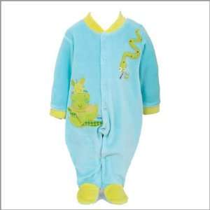   Infant Baby Rompers. Long Sleeve Cotton Velour Slee N Play Baby