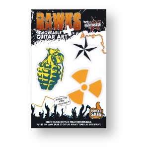 RAWKS Multi Pack (Grenade (Yellow/Green) + Radioactive (Yellow) + star 