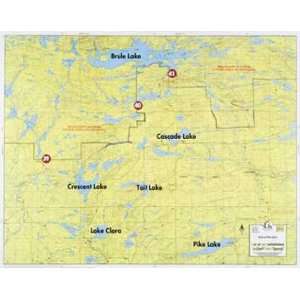Fisher BWCA/Quetico Canoe Map Number 6 