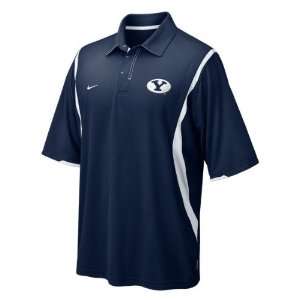 BYU Cougars NikeFit Double Reverse Football Sideline Polo  