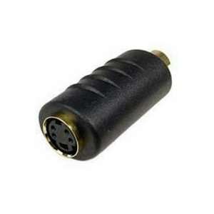  Adapter, S Video to RCA (BaseBand), F/F, Gold Plated 
