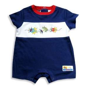   Company   Infant Boys Short Sleeve Romper, Navy (Size 24Months) Baby