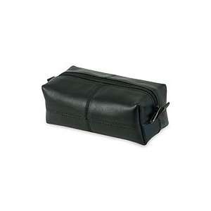  Leather toiletries bag, Basica (black)