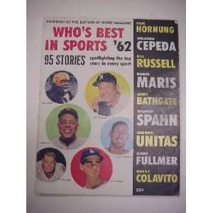   Best in Sports 62 w/Mantle,Mays,Koufax Cover+++