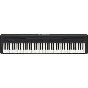  Yamaha P95 88 Key Graded Hammer Digital Piano (P 95B Black 