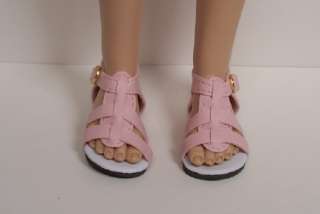 LT PINK Sandal Shoes For 16 Kish 4 Season Dolls Spring Winter Summer 