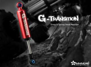 Transition Shock Red 80mm for Tamiya High Lift SCX10  