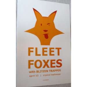 Fleet Foxes Poster   Concert Sun Giant Mykonos 