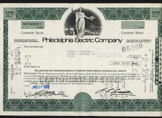 Philadelphia Electric Company   dd 1972 Robert Bergdahl  