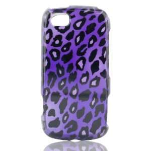   Phone Shell for LG GS505 Sentio (Leoopard   Purple) Cell Phones