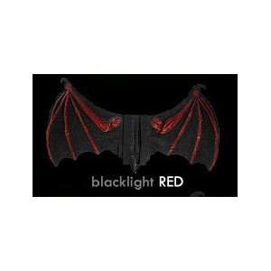  Little Bat Wings   Blacklight   Red 