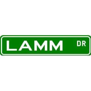  LAMM Street Sign ~ Family Lastname Sign ~ Gameroom 