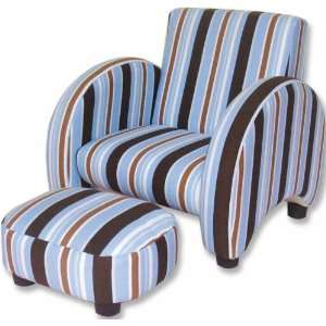  Max Striped Chair Set Blue Baby
