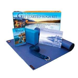  Wai Lana Get Started Yoga Kit   Mat Block Poster & Strap 