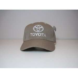  Toyota Baseball Hat Cap Tan Adj. Velcro Back New 