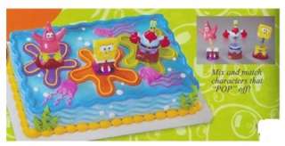 Sponge Bob Party Cake Decoration Cupcake Picks Topper  