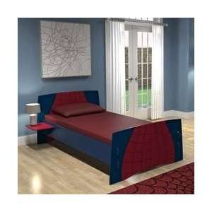  Legare Spider Twin Bed in Navy & Red