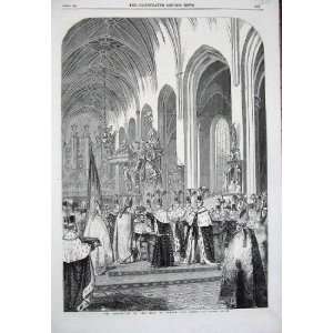  1860 Coronation King Sweden Norway Church Cathedral