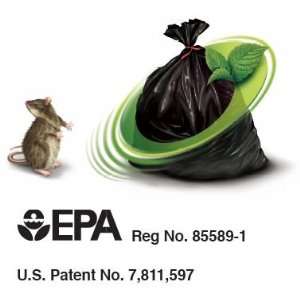  Mint x Rodent Repellent Large Outdoor 1.1 Mil Trash Bags 