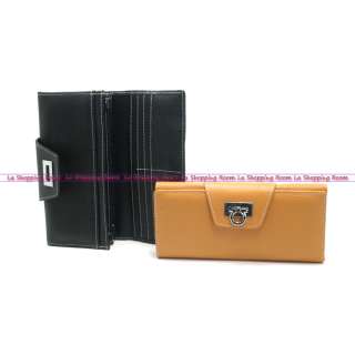 Women Bifold clutch wallet Leather like   