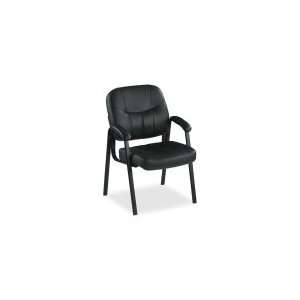  Lorell Chadwick Executive Leather Guest Chair Office 