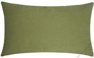 12x20 AVOCADO GREEN SOLID throw pillow cover  