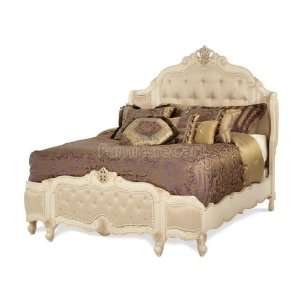  Aico Furniture Lavelle Wing Mansion Bed (Blanc) 54 04 mans 