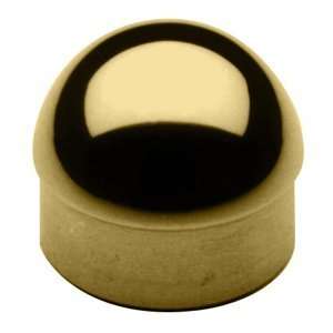  Lavi Industries 00 602/1 Polished Brass Half Ball End Cap 